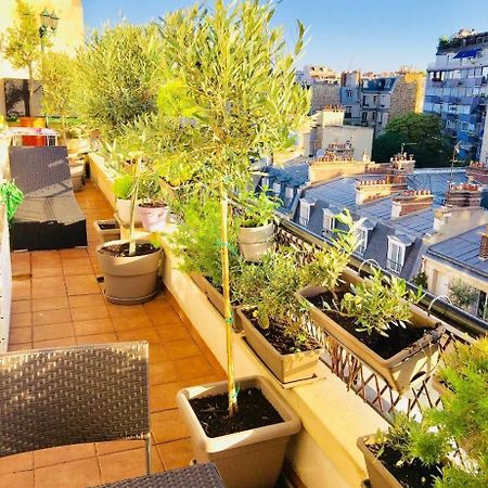 Appart Terrasse Vue Tour Eiffel París Exterior foto