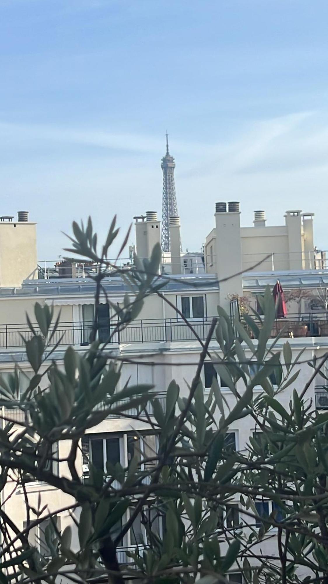 Appart Terrasse Vue Tour Eiffel París Exterior foto