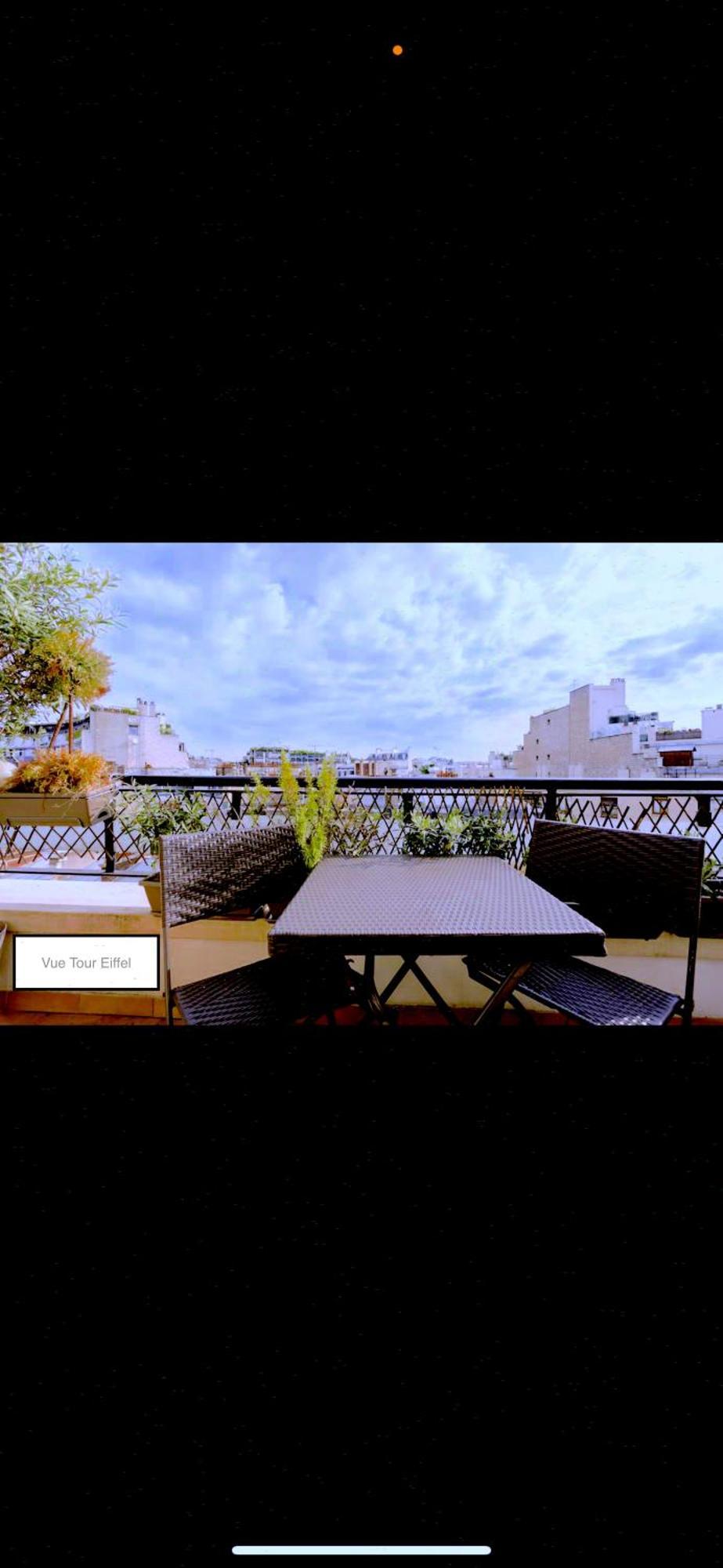 Appart Terrasse Vue Tour Eiffel París Exterior foto